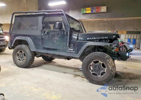 2005 Jeep Wrangler / Tj Unlimited Rubicon z USA, uszkodzony, nr VIN 1J4FA64S65P375325